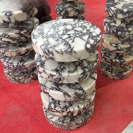 Viola Purple Marble Side Table