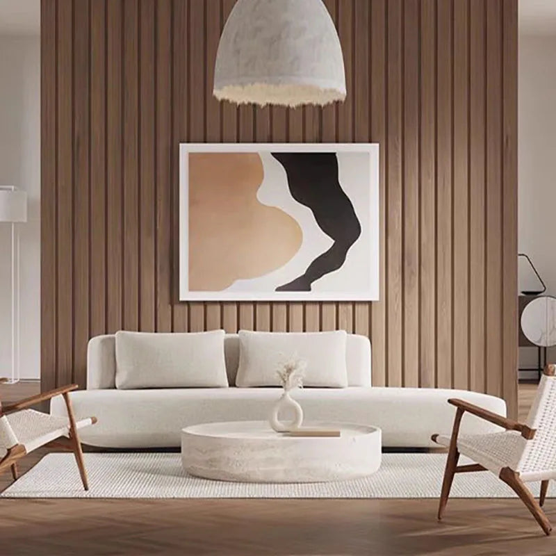 Marble low coffee table