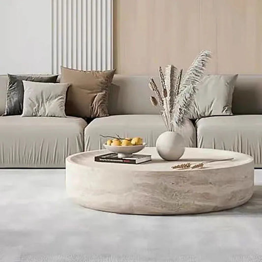 Marble low coffee table