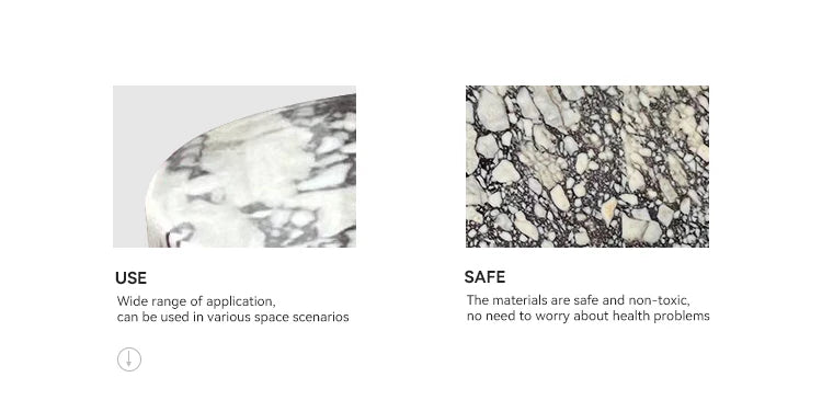 Viola Purple Marble Side Table